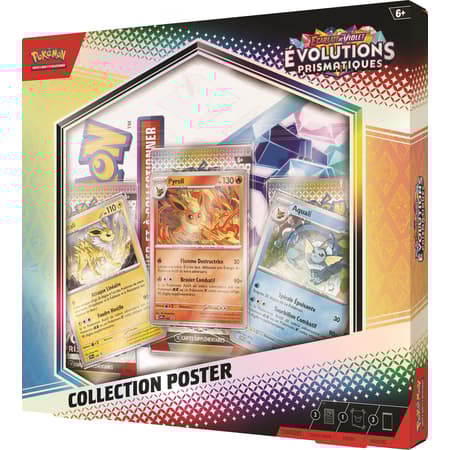 Pokémon JCC - Écarlate et Violet - Collection Poster EV 8.5 Évolutions Prismatiques - FR