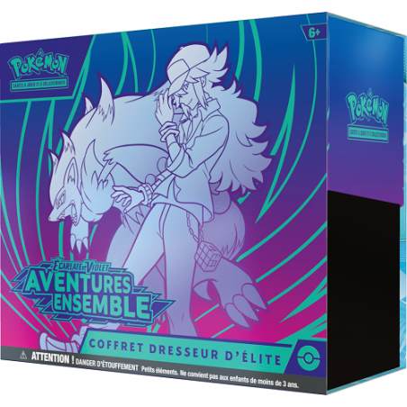 Pokémon JJC –Écarlate et Violet - Coffret Dresseur d'Élite EV09 – ETB FR